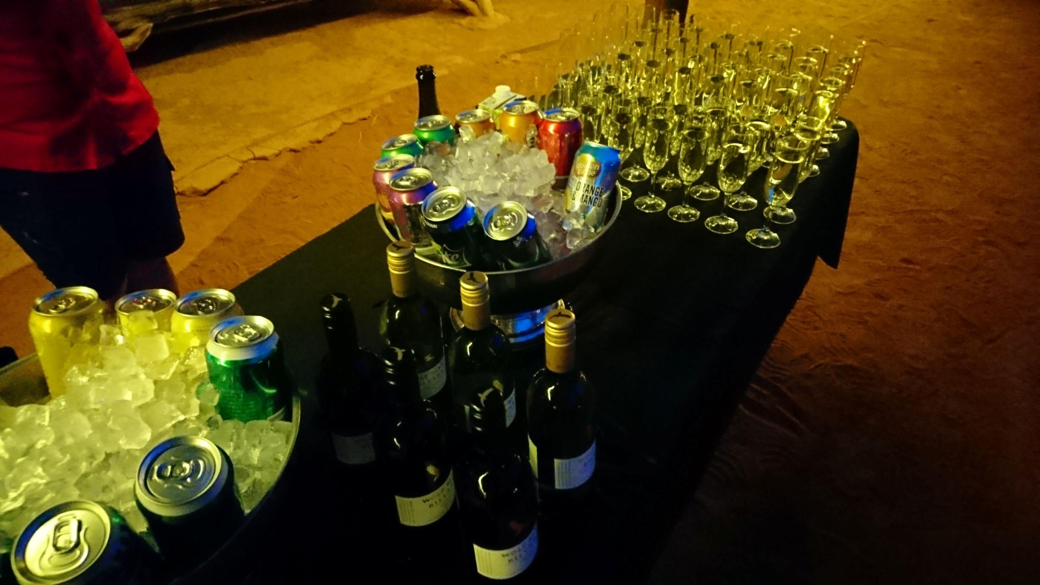 お飲み物も含まれます