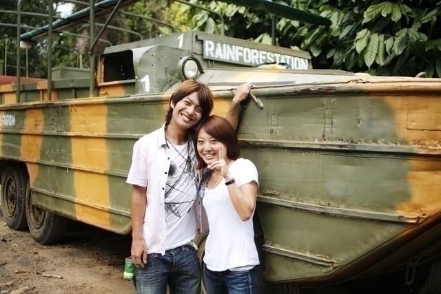 アーミーダックでジャングル探検