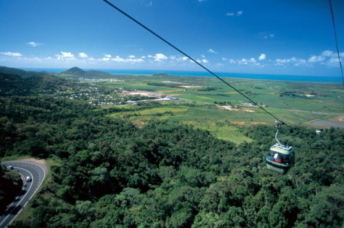 空中散歩しているかのようなスカイレール