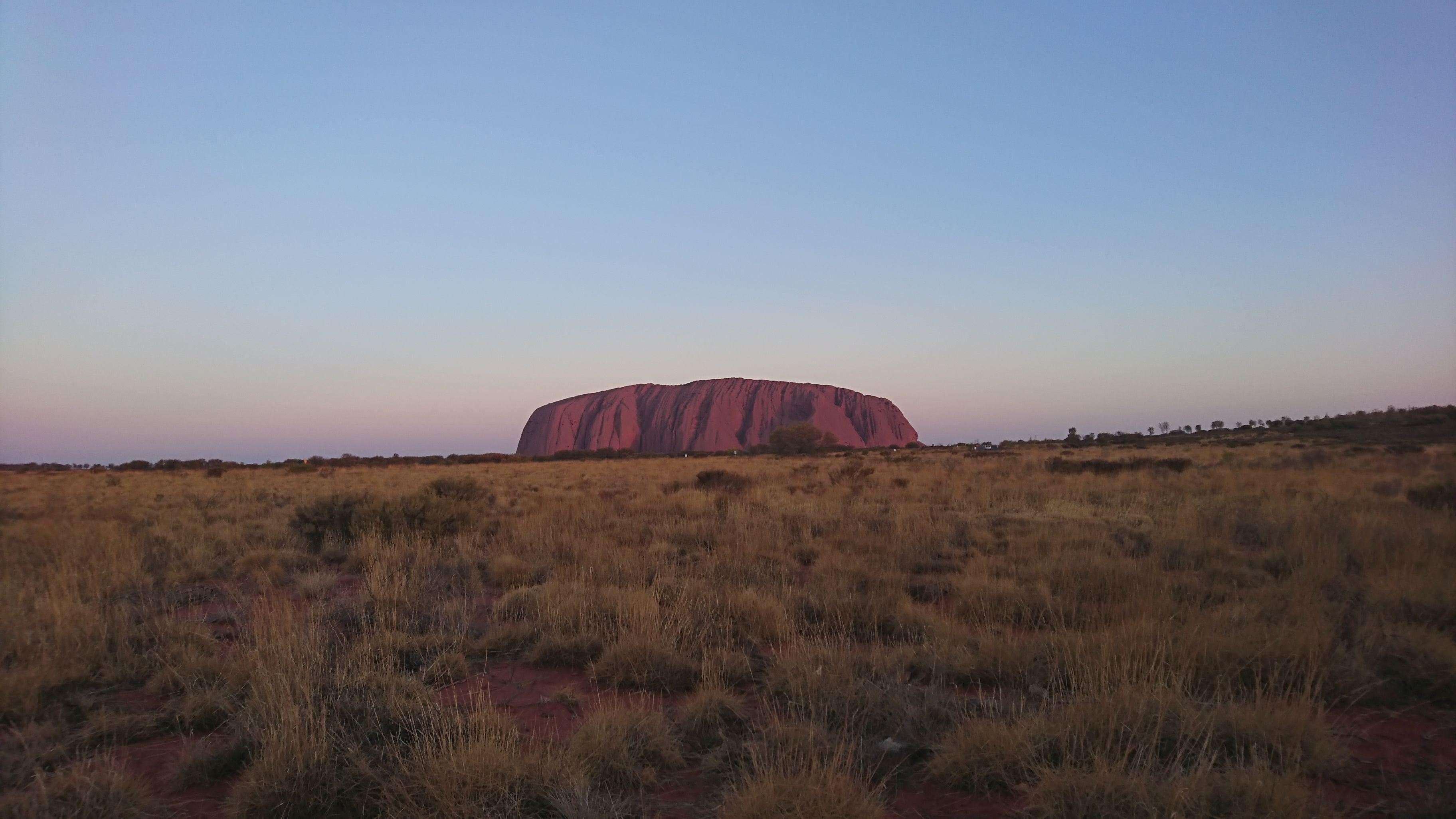 日本語・ウルル・サンセット