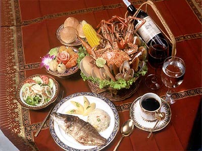 海鮮セット料理(サンプル)