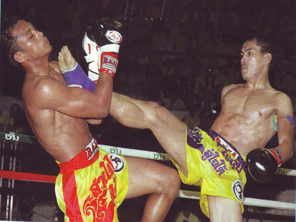 ムエタイ試合の様子