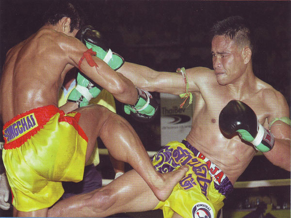 ムエタイ試合の様子