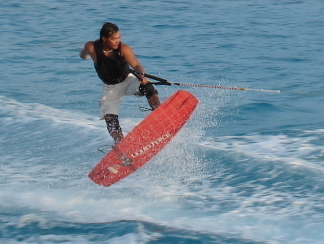 スタッフのデモンストレーション!!飛びまーーす!!